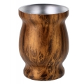 Calebasse en Inox MARRON - 30 cl