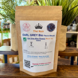 Thé Noir EARL GREY Fleurs Bleues Bio