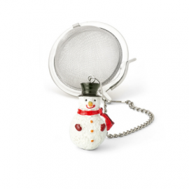 Boule à Thé fantaisie - BONHOMME DE NEIGE NOËL